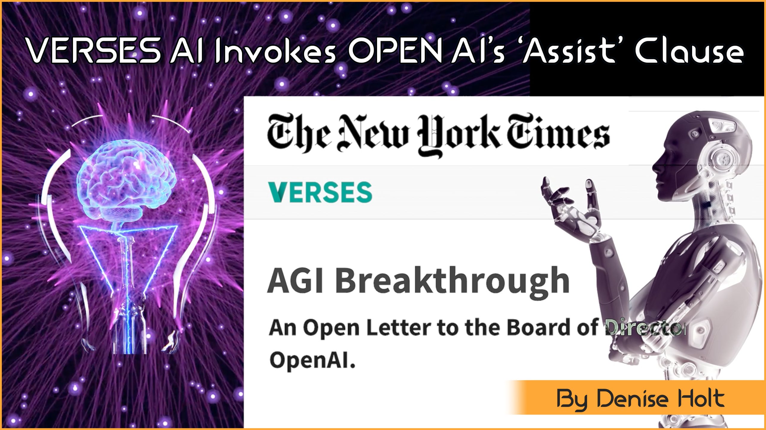 VERSES AI Announces AGI Breakthrough: Invokes Open AI’s ‘Assist’ Clause