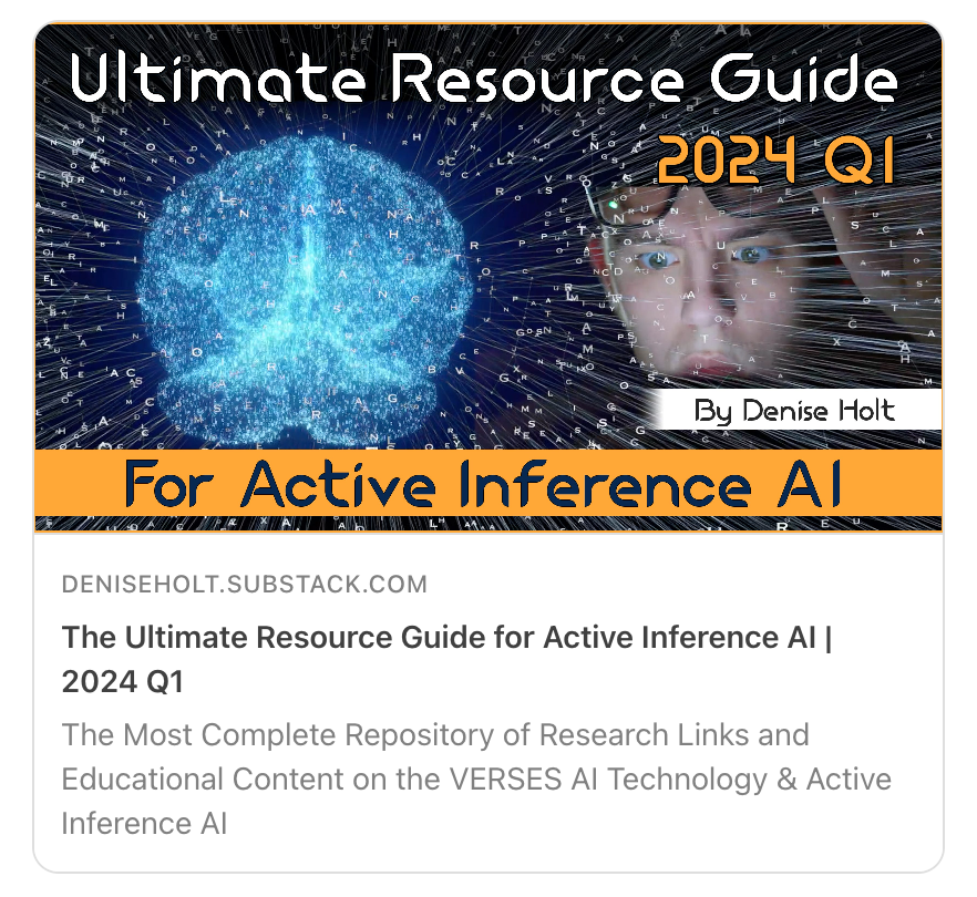 SUBSTACK Post Screenshot Ultimate Resource Guide On Active Inference 2024 Q1 