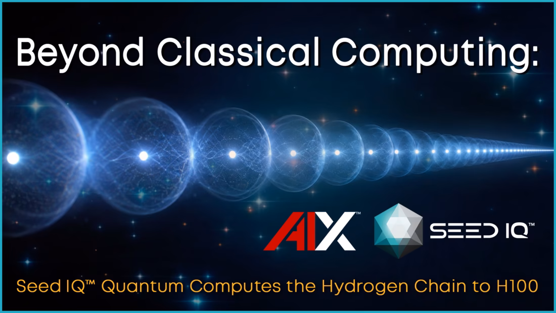 Beyond Classical Computing: Seed IQ Quantum Computes the Hydrogen Chain to H100